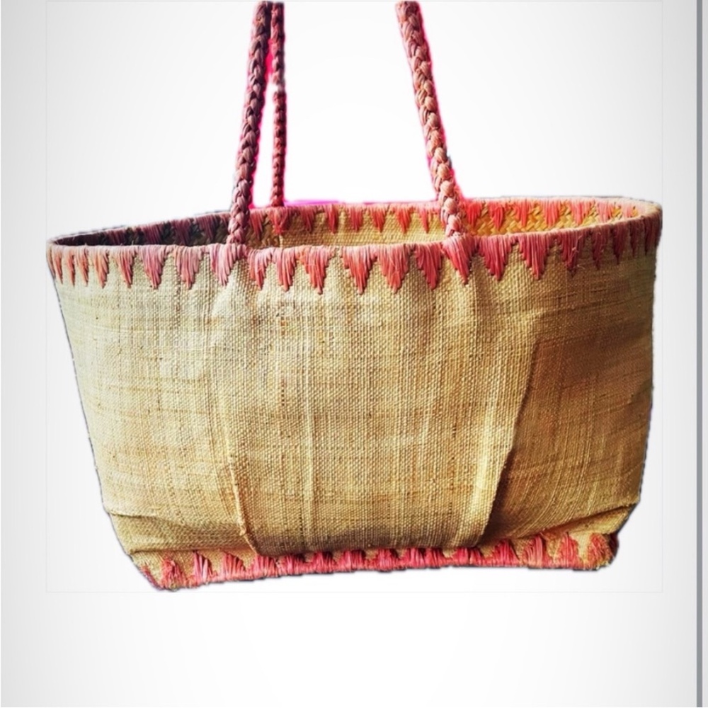 Annabel Ingall Rafia Straw Tote